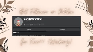 BOT FOLLOWER ON ROBLOX FOR FREE (WORKING!!!) | EASY TUTORIAL USING MOBILE