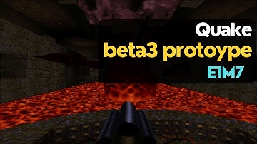 Quake beta3 prototype - E1M7: The House of Chthon walkthrough