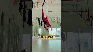 EASY AERIAL SPLIT #aerialtricks #split #aerialyoga #aerialhammock #aerialarts #aerial #viralshort