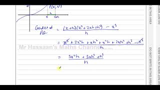 [13], (P1), (GCE), 8MA0/01, AS, UK, OCT 2018, Q10 Differentiation, First Principles
