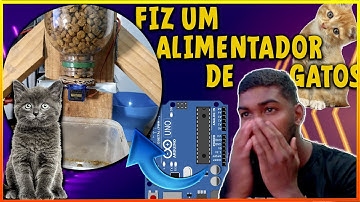 Fiz um ALIMENTADOR DE GATOS - ARDUINO UNO