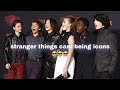 Stranger Things cast being iconic