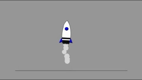 Rocket Launch effect animation- Adobe Flash cs6