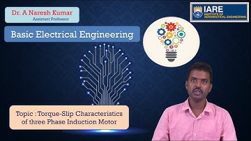 Torque Slip Characteristics of three Phase Induction Motor by Dr. A Naresh Kumar