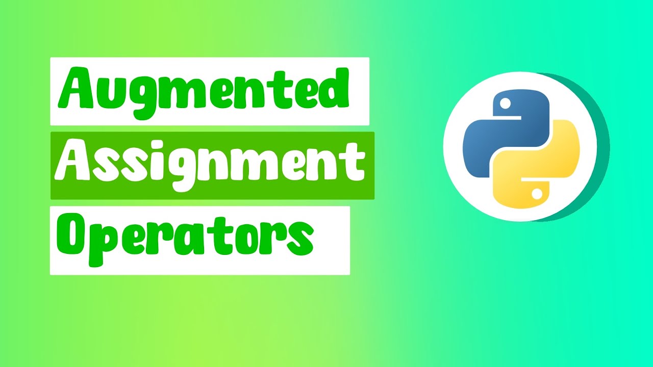 python augmented assignment example