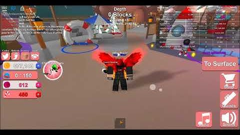 All the codes in mining simulator