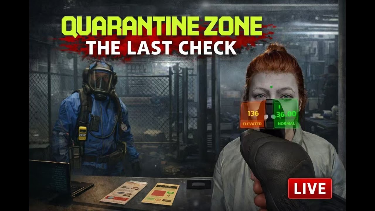 Quarantine Zone: The Last Check LIVE ｜Survival Simulator (Chinese Commentary)