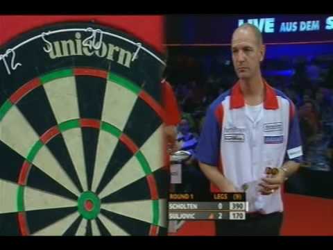 European Championships 2008 Day 1 Scholten vs. Suljovic 2