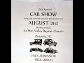 Mountain Valley Car Show Aug 2021