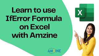 How to use IfError Formula on Excel with Amzine. #Exceltricks #Excel #ExcelTraining #AmzineInstitute