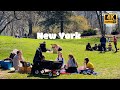 [4K]🇺🇸NYC Spring Walk🌸Beautiful Easter Sunday in Central Park, Lovely Scenery | Apr 4, 2021
