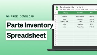 Creating a Parts Inventory Management Spreadsheet (w/ Free Template) | Fleet Management Tools