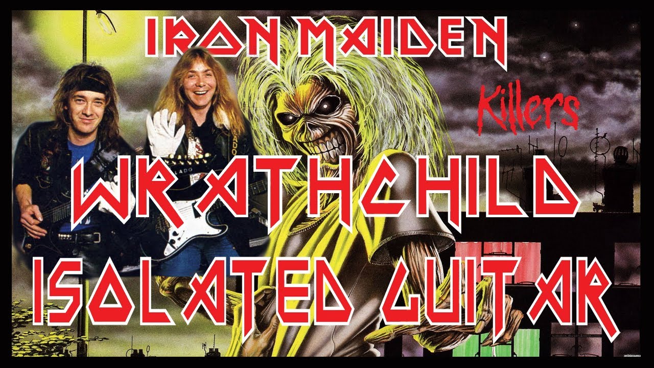 Iron Maiden Wrathchild Isolated Guitar YouTube