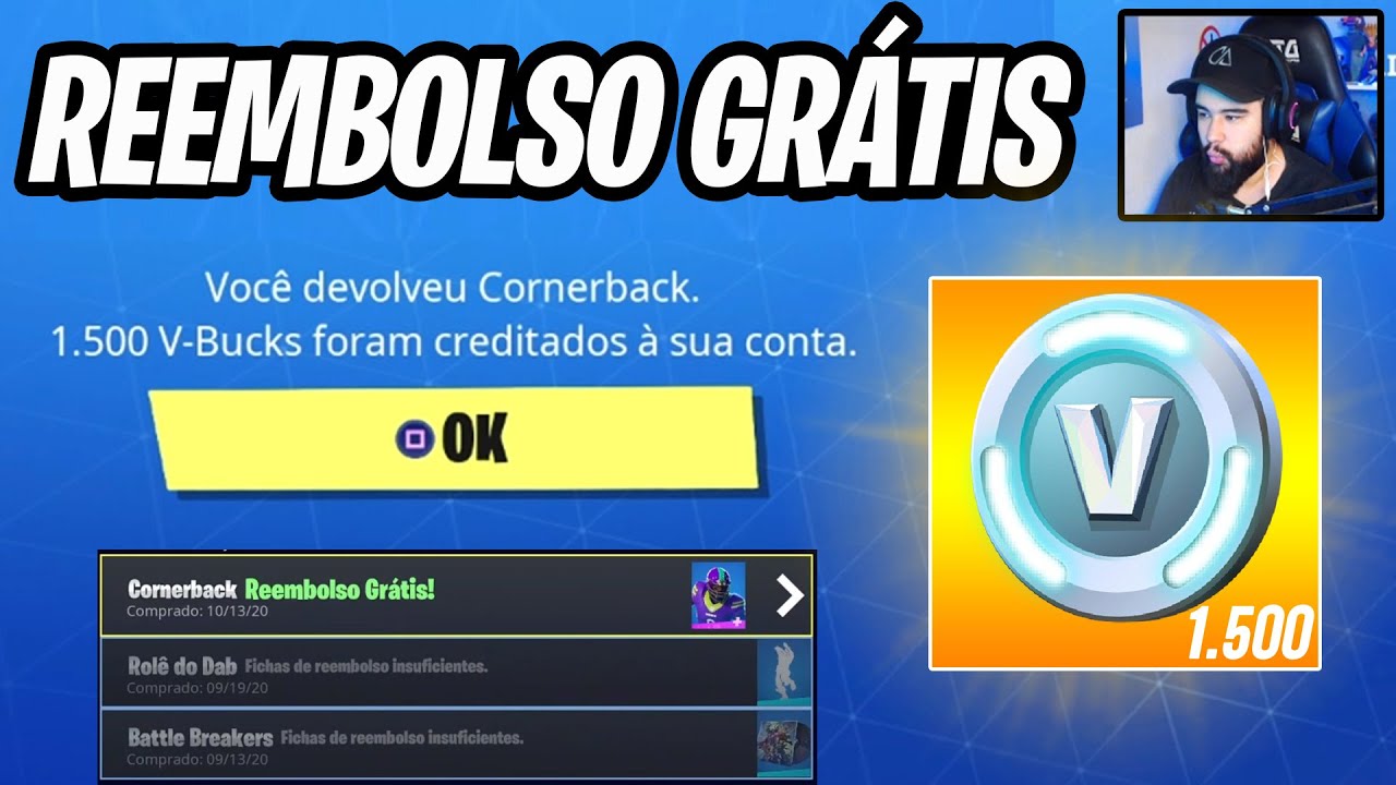 Fortnite: como pedir reembolso de V-Bucks e devolver skins