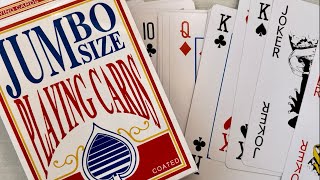 Like regular cards? Jumbo Giant Playing Card Deck | 8X11 Inch Large Oversized Cards