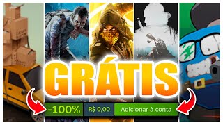 CORRE! +5 JOGOS pra PC de GRAÇA na STEAM! JOGOS BARATOS pra PC! Menos de R$20! Steam, Piassaba Games