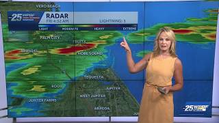 Impact storms for South Florida Monday morning