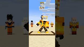 सबसे ज्यादा ब्लॉक कौन कर सकता है?#naruto #luffy #goku #gojo #saitama #herobrine #superman