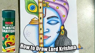 How to Draw Lord Krishna 