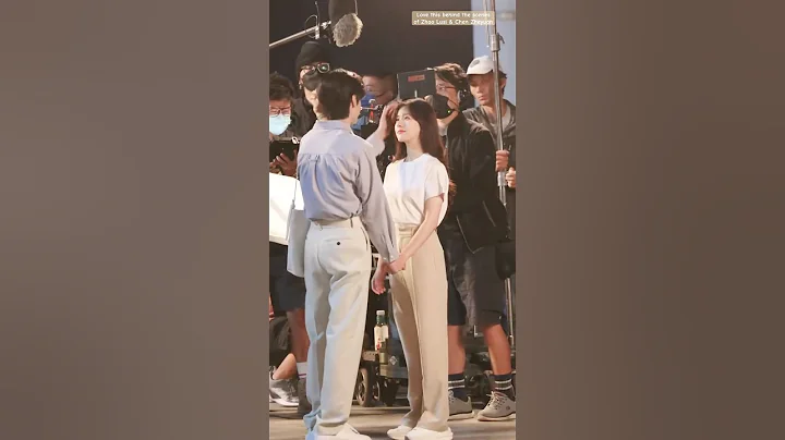 Love this behind the scenes of Zhao Lusi&Chen Zheyuan😍 #hiddenlove #shorts #viral #cdrama #trending