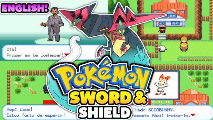 Pokémon Sword e Shield pt br gba v10.2 A mais nova atualização de