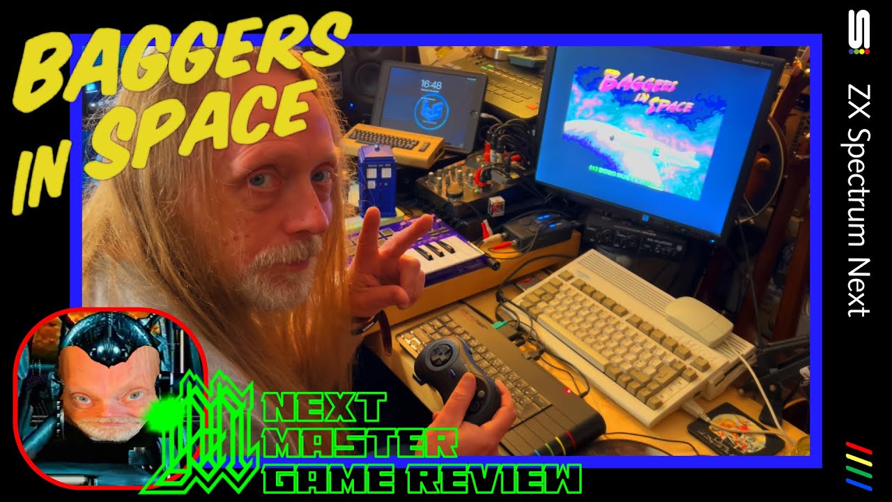 Baggers In Space - ZX Spectrum Next Game Review - YouTube