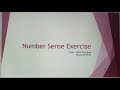 Number Sense worksheet ,class 1,Math Olympiad(solving questions with explanation)