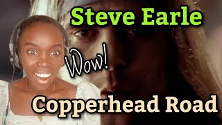 Video thumbnail of "African Girl First Time Hearing Steve Earle - Copperhead Road (Official Music Video) | REACTION"