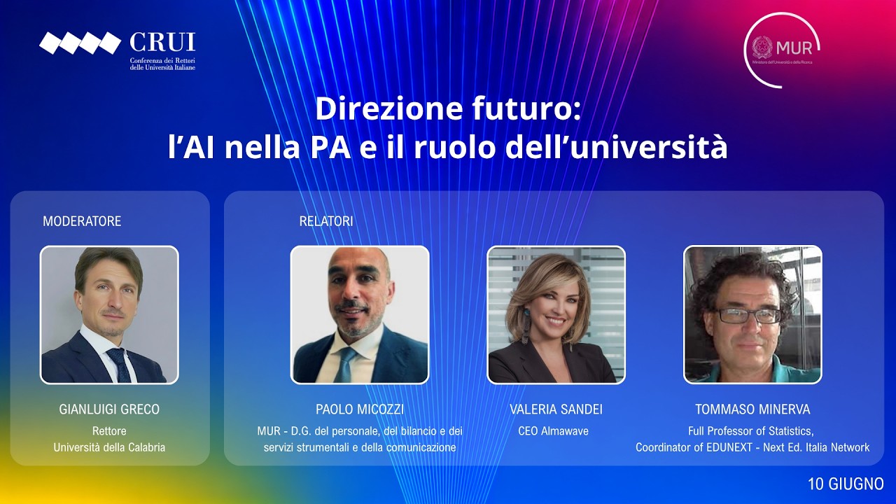 Direzione futuro: l’AI nella PA e il ruolo dell’università
