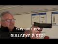 1913 colt 1911 45 acp bullseye pistol at the range