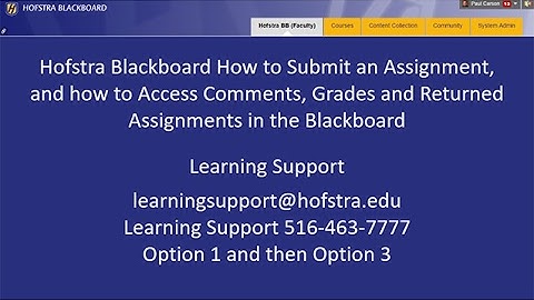 How Students Submit Assignments and Access Grades and Comments and Returned Assignments