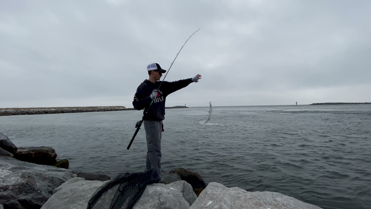 December Fishing in Destin Florida Good Fighting Winter Bluefish