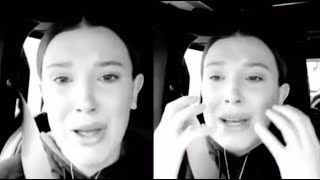 Millie Bobby Brown CRYING after a fan did this..