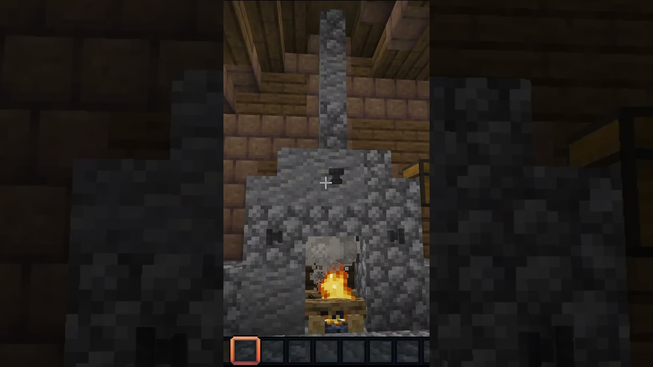 I Built The Cosiest Minecraft Cabin Ever Shorts