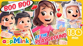 🛝🏃‍♂️Be Careful at the Playground! 🌟🩹🤕 Boo Boo song🎵 #appmink #nurseryrhymes #kidssong