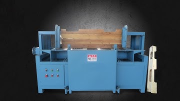 Automatic Double Head Notching Machine for Wooden Pallets