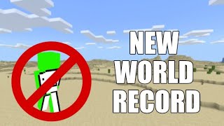 Minecraft, but I beat the speedrun world record...