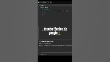 Resolver Prueba técnica de google | programacion #java ~#backend #python #clip #trend #ia #asmr