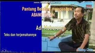 Pantung Abang Hatam ~ Adi' Mobarong #pantungBolaangMongondow