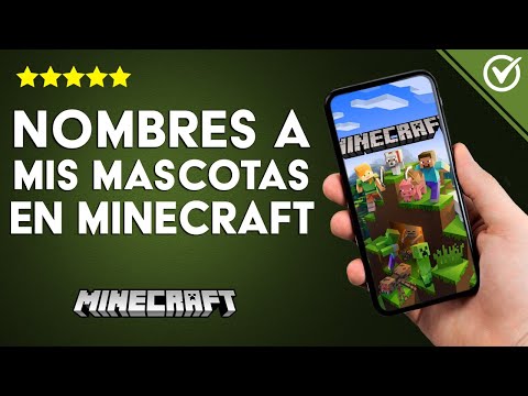 ¿Cómo poner nombre a mis mascotas en MINECRAFT?