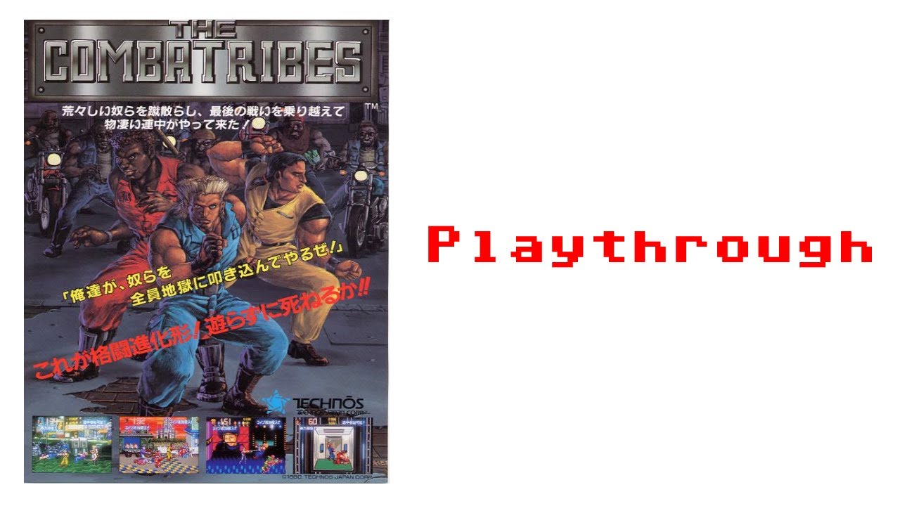 The Combatribes (Arcade) - Playthrough