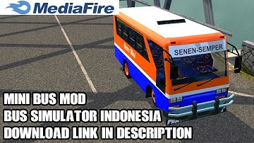 Bussid _ Mini bus mod for bus simulator Indonesia _bussid bus mod