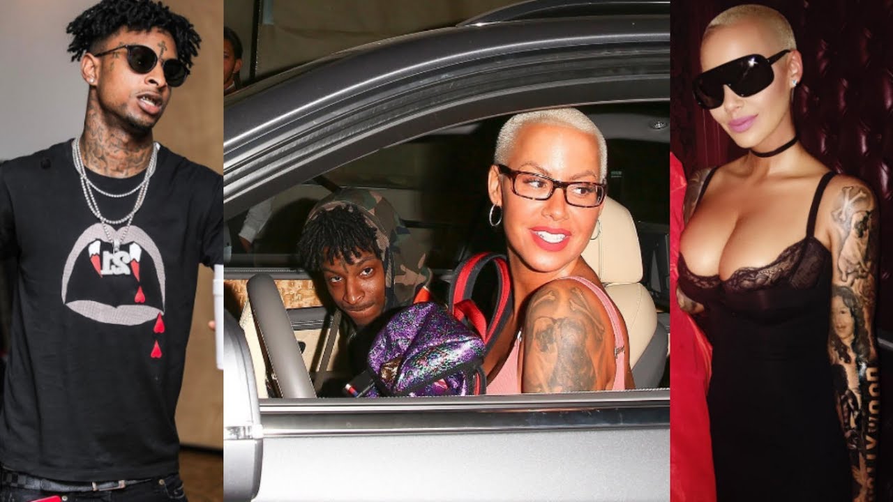 21 Savage Reacts To Amber Rose Teenage Pic: She's 'Hot & Ready' – Hollywood  Life