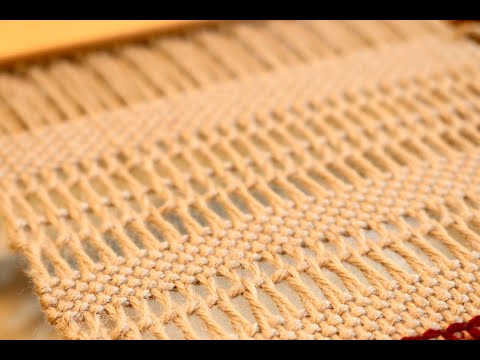 How to weave Leno on a rigid heddle loom