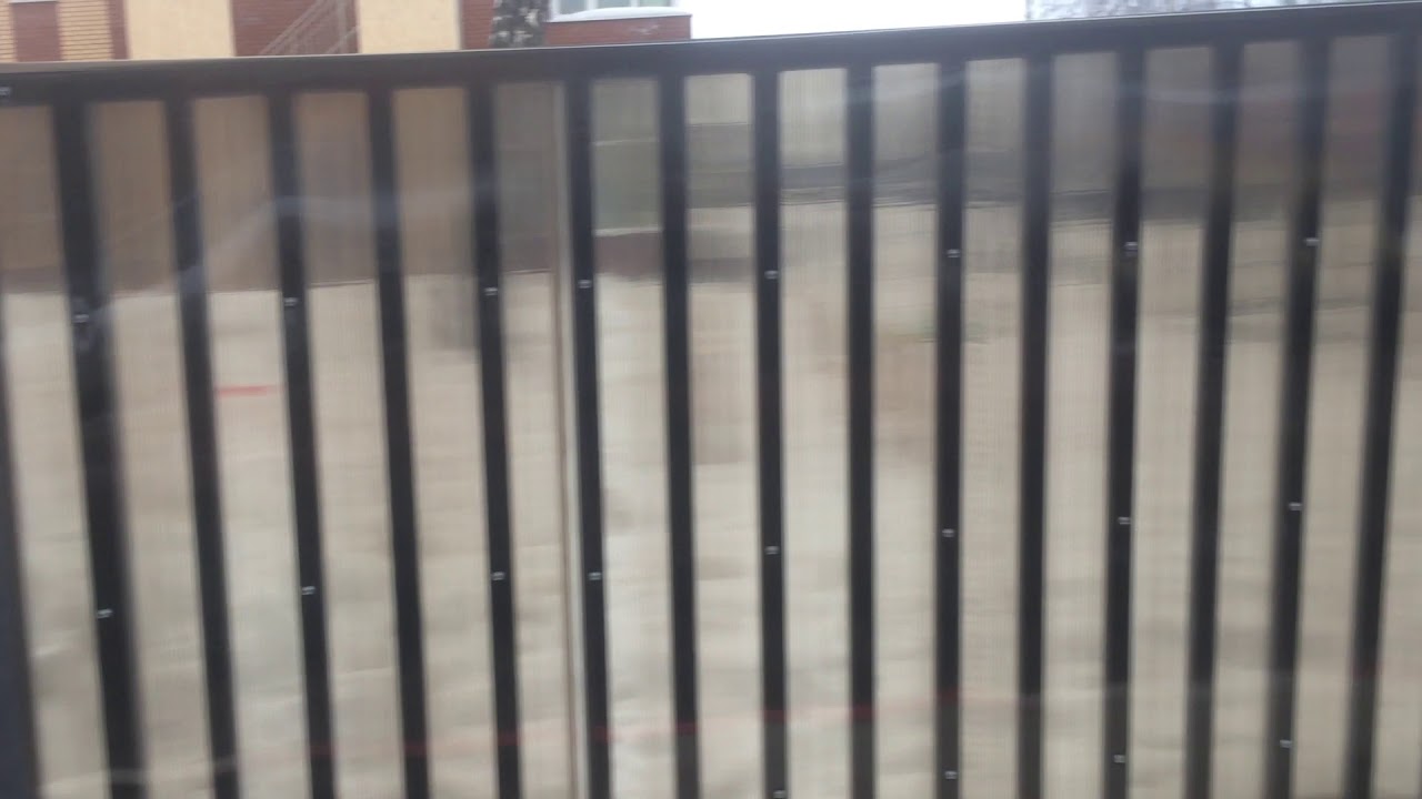 фото заборов из поликарбоната