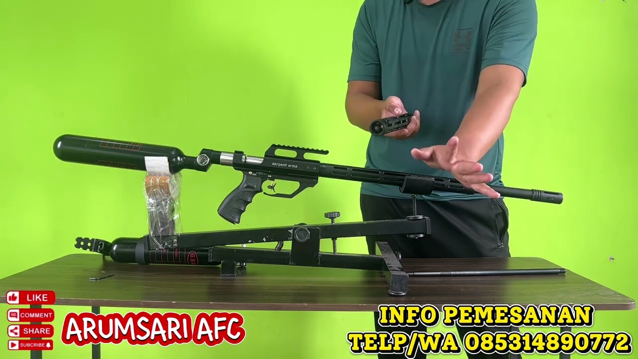 SENAPAN ANGIN AFC BISA MASUK KANTONG 😱 AFC COPY USA DOUBLE TABUNG VALVE ADAPTER Z TERBARU ‼️‼️