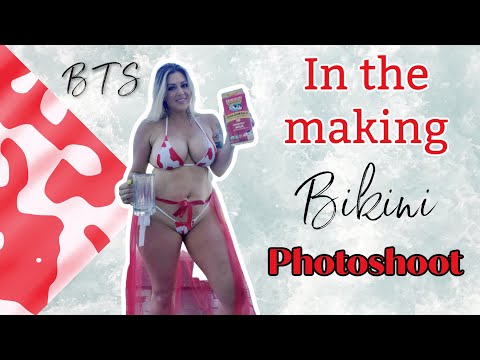 COW PRINT BIKINI | PHOTOSHOOT | BTS