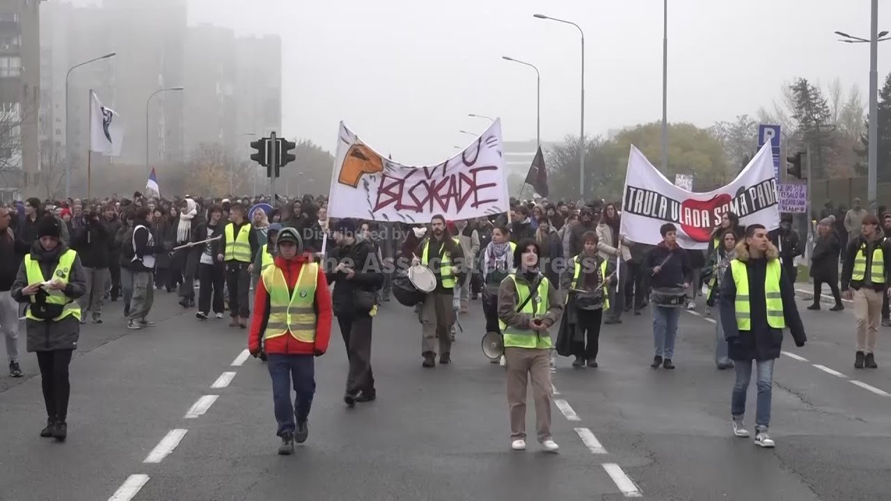 Demo marks 1-year anniversary of beginning of large-scale protests against corruption in Serbia