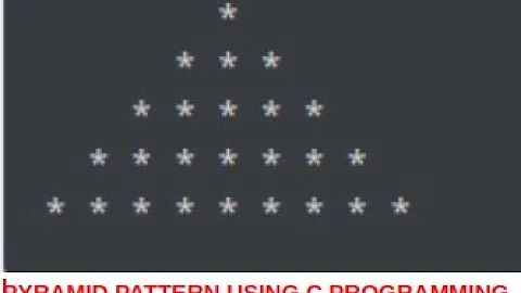 2. CONCEPT OF NESTED LOOP AND C PROGRAM TO PRINT PYRAMID PATTERN