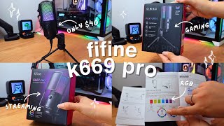 FIFINE K669 Pro Mic Review 🎙️ #fifinemicrophone #fifine